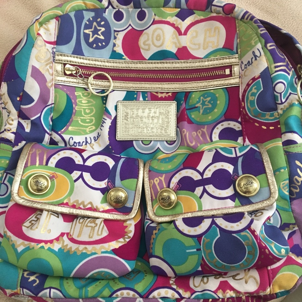 RARE Limited Edition Coach Poppy Book Bag